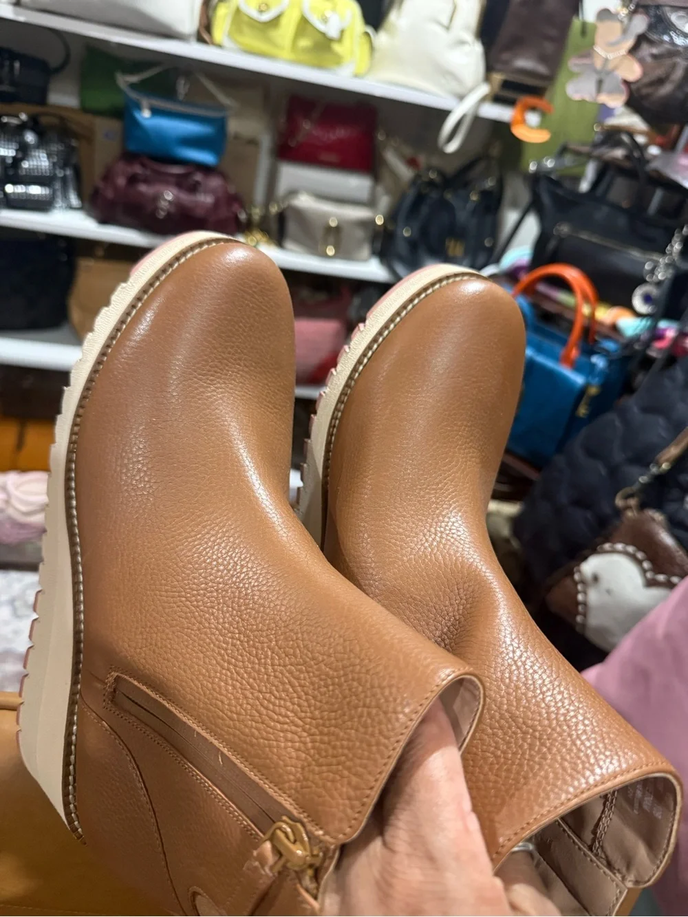 Cole Haan -Zerogrand City in Wedge Boots-in Waterproof Casual Style 10